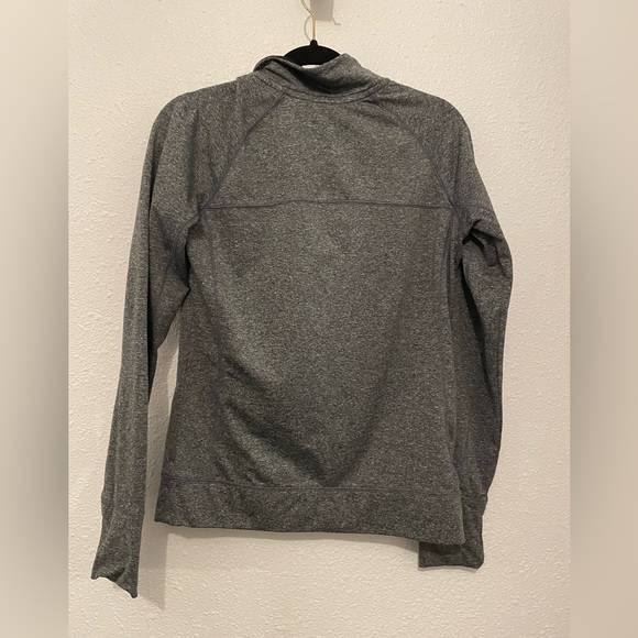 Victoria's Secret PINK 1/4 Zip Pullover Track Jacket Dark Heather Gray Size Med - Picture 5 of 6